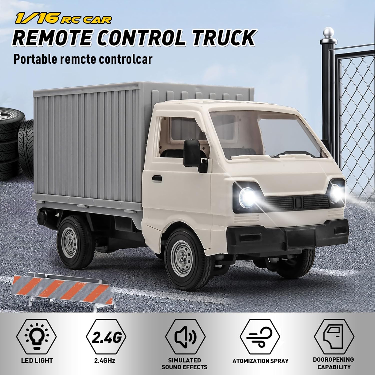 Led Light Kit Rc - KF21 Camion RC 1:16 2.4GHZ, Auto
