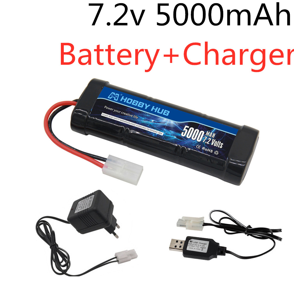 Rc Hobbyking - Batteria Ni-MH da 7,2 V 5000